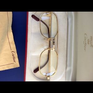 Cartier vintage glasses with changeable lenses.